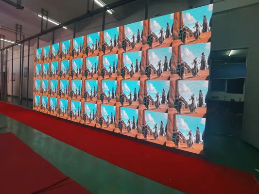 Τηλεοπτικός τοίχος 1920Hz των οδηγήσεων χρώματος HD P5 640Pro ο πλήρης υψηλός αναζωογονεί το τηλεοπτικό εργοστάσιο Shenzhen οθόνης τοίχων των οδηγήσεων SMD το 2020